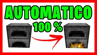 ✅COMO HACER HORNOS AUTOMATICOS 👉SUPER SENCILLOS👈 en MINECRAFT 117 [upl. by Aldos840]