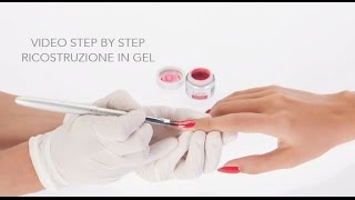 Tutorial ricostruzione unghie in gel con cartine nail form [upl. by Refiffej217]