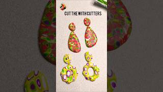 Polymer Clay Pattern Earrings Tutorial polymerclay earringstutorials diyjewelry jewelrymaking [upl. by Shaefer]