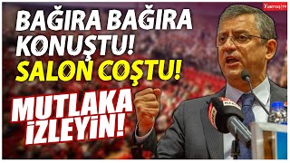 Özgür Özel bağıra bağıra konuştu Salon coştu [upl. by Ettenuj765]