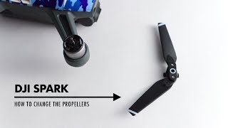 How to Change the Propellers on the DJI Spark [upl. by Cirri]