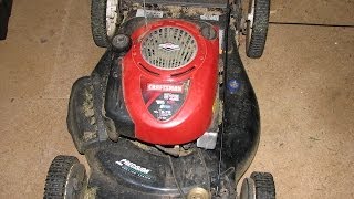 How to ReplaceDrive Control Cable for Craftsman Mower [upl. by Genie]