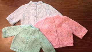 Star Stitch Raglan Baby Jacket by Stitch Niche [upl. by Bray]