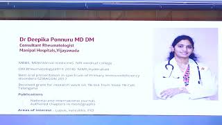 Dr Deepika Ponnuru Consultant Rheumatologist talk at THE LUNG MATRIX conference [upl. by Isabel]