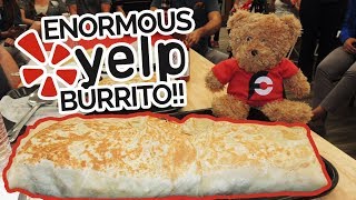 Kennedys 65lb Carne Asada Burrito Challenge vs Yelp Elite San Diego California [upl. by Toille23]