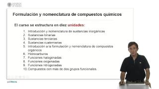 Formulacion y nomenclatura de compuestos quimicos Presentacion  33101  UPV [upl. by Sanderson279]