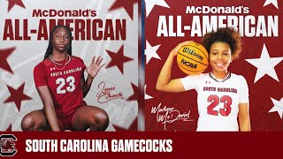 South Carolina 2024 commits earn McDonald’s All American status \\ Congratulations Joyce and Madisen [upl. by Gilder]