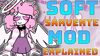 Soft Sarvente Mod Explained in fnf  Sarventes Midfight Masses [upl. by Hermia754]