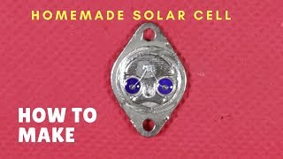 how to make solar cell at home [upl. by Letnohc]