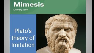 Mimesis  Theory of Imitation by Plato LiteraryArtg4w [upl. by Anifled]