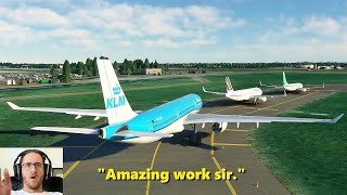 9Hour LONG HAUL in Microsoft Flight Simulator with ATC My Best Landing Ever [upl. by Haidebez]