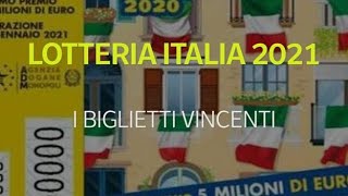 Lotteria Italia tutti i biglietti vincenti primo premio vinto a Pesaro [upl. by Ondrej]