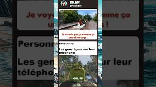 Les gens agées 🤣 meme drole humour viral [upl. by Kcirednek534]