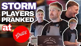 Melbourne Storm players pranked at Grilld [upl. by Nnaeirual]