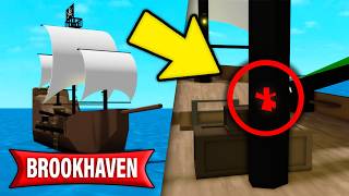 LES SECRETS DE LA MISE À JOUR DES BATEAUX PIRATES ET ANIMAUX SUR BROOKHAVEN ROBLOX [upl. by Nue114]