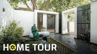 This 2400 sq ft Bangalore Home has Two Courtyards Home Tour [upl. by Edee]