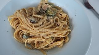 TAGLIATELLE MIT PILZ PARMESAN SAUCE [upl. by Naot141]