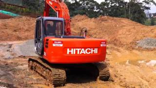 Hitachi zx 120 [upl. by Odnama]