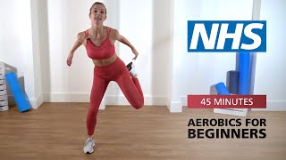 Aerobics for beginners  45 minutes  NHS [upl. by Citron827]