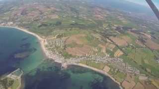 Cessna 172 Scenic flight over Cornwall from Perranporth [upl. by Helgeson]