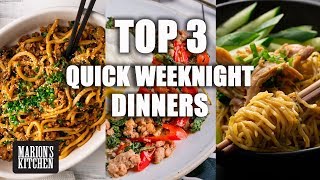 TOP 3 Quick Weeknight Dinners  Marions Kitchen [upl. by Humble]