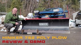 Hiniker 752 700 Series Poly Plow  Review and Demo [upl. by Schwerin]