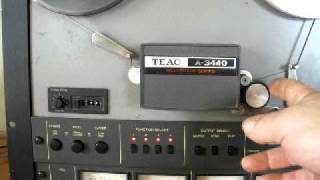 TEAC 3440 Reel to Reel Parts or Repair ZCUCKOO [upl. by Haraj244]