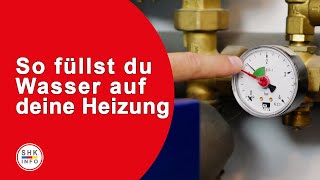 Heizung erklärt  Wasser nachfüllen und System entlüften [upl. by Nikal]