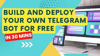 Build amp Deploy Your Own Telegram Bot for Free Complete Deployment Guide itspyguru [upl. by Celia]