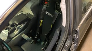 Schroth Quick Fit Harness Install BMW E46 [upl. by Elesig]