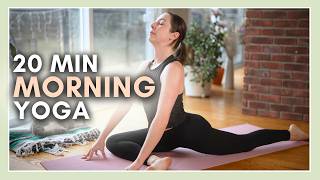 20 min Morning Yoga  Balance amp Lower Body [upl. by Namra]