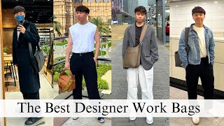 The Best Designer Work Bags  Loewe Bottega Veneta Celine Hermes [upl. by Treblig]