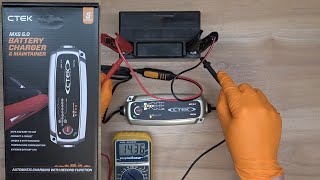 CTEK Battery Charger MXS 50 ACCU Lader  Batterie Ladegerät Unboxing handleiding en testen [upl. by Papert]