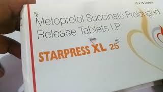 Starpress Xl 25 MG Tablet Uses Dosage Side Effects in hindi [upl. by Finley299]