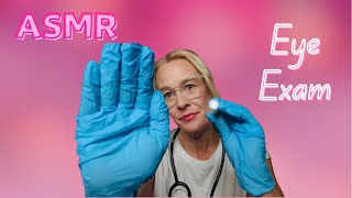 ASMR Comprehensive Eye Exam  Testing Peripheral Vision  Little RR [upl. by Kare]