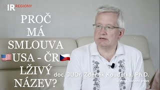 Vojenská smlouva mezi ČR a USA  Zdeněk Koudelka [upl. by Ravid]