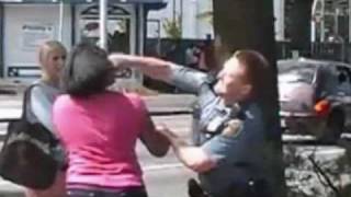 Seattle Cop Punches Woman In The Face  Jaywalker [upl. by Jeu146]