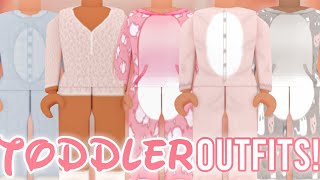 Aesthetic TODDLER BABY OUTFITS WITH CODES  LINKS  ROBLOX BLOXBURG BERRY AVENUE [upl. by Anaderol]