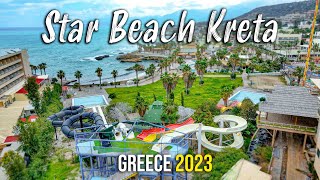 Star Beach Hersonissos Crete  a quick overview  Greece 2023 [upl. by Nivlac]