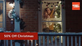 Neighbors  50 Off Christmas  Hobby Lobby® Commercial [upl. by Allimrac378]