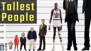 The Worlds Tallest People  The Lowest and Highest People in History  World INFO [upl. by Yrac]