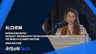 Introducing Nicselect Organoleptic Testing Score  Alchem  ISoNTech 24 [upl. by Keeler]