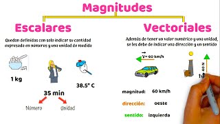 Magnitudes Escalares y Vectoriales [upl. by Hurlow]