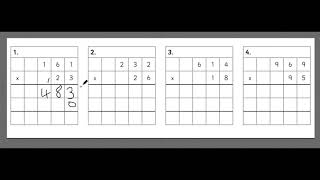 How to do Long Multiplication compact method for KS2 Year 6 SATs practise [upl. by Brit]