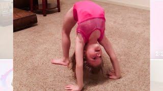 Tumbling Skills Progression From Beginning Back Walkover to Advanced Layout [upl. by Amabil]