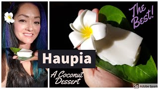 Haupia  The Easiest Coconut Dessert [upl. by Patric]