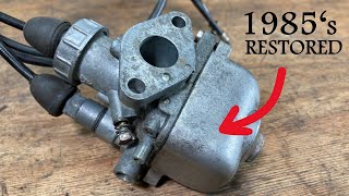 1985s German Legendary Simson Moped Carburetor 16N112 RESTORATION REGENERATE [upl. by Kerrill]