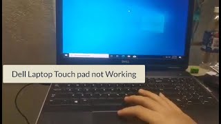 FIX Dell Laptop Touch Pad Not Working 2021 [upl. by Nilekcaj]