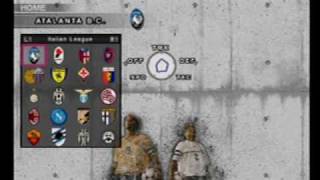 pes 2010 ps2 teams [upl. by Neerom]