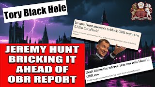 Jeremy Hunt Panicking About OBR Budget Report [upl. by Lovmilla]